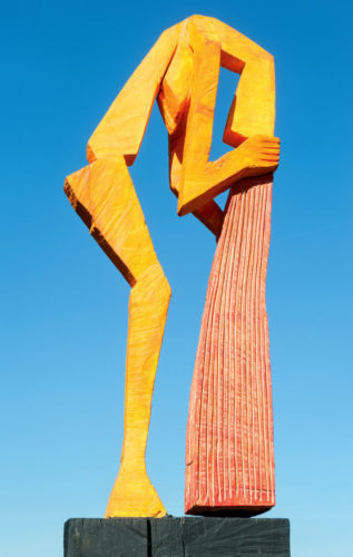 Tilmann-Röhner-Haarwäsche-50-x-140-cm-2012-Skulptur-Linde