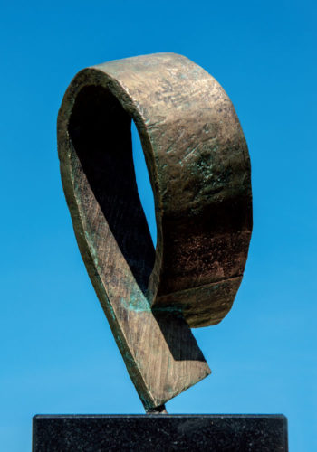 Tilmann-Röhner-Schöner-Gedanke-15-x-35-cm-2006-Plastik-Bronze